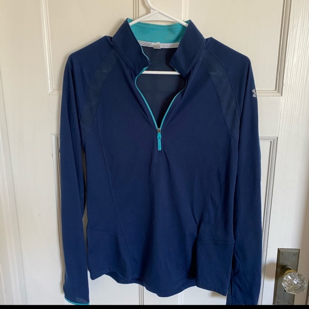 Under Armour -Blue quarter zip pullover xl